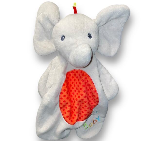 Gund Baby Lovey Elephant Plush Flappy Activity Hello Security Blanket Nursery - Picture 2 of 10